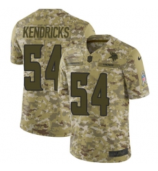 Youth Nike Minnesota Vikings #54 Eric Kendricks Limited Camo 2018 Salute to Service NFL Jersey
