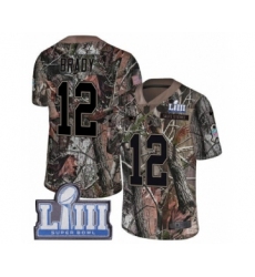 Youth-Nike-New-England-Patriots-12-Tom-Brady-Camo-Untouchable-Limited-Super-Bowl-LIII-Youth Nike New England Patriots #12 Tom Brady Camo Untouchable Limite