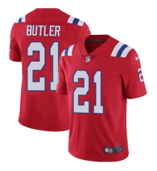 Youth Nike New England Patriots #21 Malcolm Butler Red Alternate Vapor Untouchable Limited Player NFL Jersey
