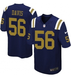 Men's Nike New York Jets #56 DeMario Davis Limited Navy Blue Alternate NFL Jersey