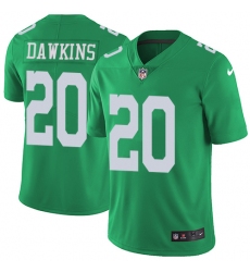 Youth Nike Philadelphia Eagles #20 Brian Dawkins Limited Green Rush Vapor Untouchable NFL Jersey