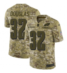 Men's Nike Philadelphia Eagles #32 Rasul Douglas Limited Camo 2018 Salute to Service NFL Jersey