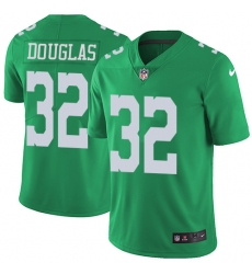 Men's Nike Philadelphia Eagles #32 Rasul Douglas Limited Green Rush Vapor Untouchable NFL Jersey