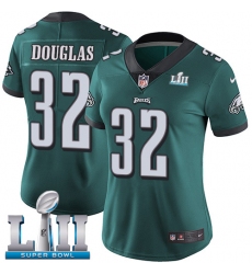 Women's Nike Philadelphia Eagles #32 Rasul Douglas Midnight Green Team Color Vapor Untouchable Limited Player Super Bowl LII NFL Jersey