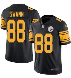 Youth Nike Pittsburgh Steelers #88 Lynn Swann Limited Black Rush Vapor Untouchable NFL Jersey
