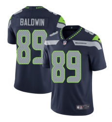 Men's Nike Seattle Seahawks #89 Doug Baldwin Steel Blue Team Color Vapor Untouchable Limited Player NFL Jersey