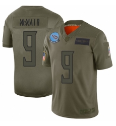 Women's Tennessee Titans #9 Steve McNair Limited Camo 2019 Salute to Service Football Jersey
