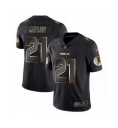 Men's Washington Redskins #21 Sean Taylor Black Gold Vapor Untouchable Limited Player Football Jersey