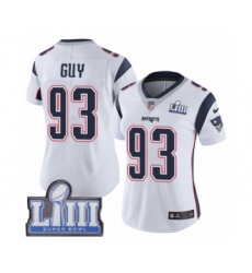 Women's Nike New England Patriots #95 Derek Rivers Navy Blue Team Color Vapor Untouchable Limited Player Super Bowl LIII Bound NFL Jersey
