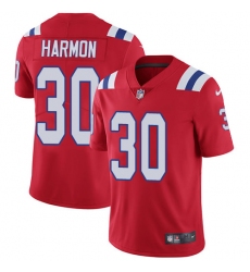 Men's Nike New England Patriots #30 Duron Harmon Red Alternate Vapor Untouchable Limited Player NFL Jersey