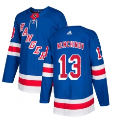 Men's Adidas New York Rangers #13 Sergei Nemchinov Authentic Royal Blue Home NHL Jersey