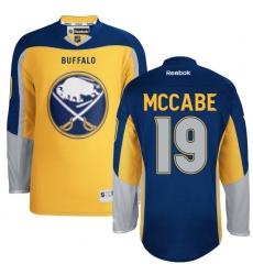 Youth Reebok Buffalo Sabres #19 Jake McCabe Authentic Gold Third NHL Jersey