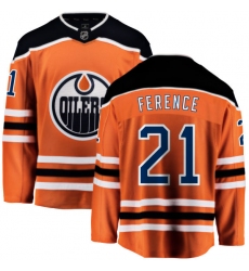 Men's Edmonton Oilers #21 Andrew Ference Fanatics Branded Orange Home Breakaway NHL Jersey