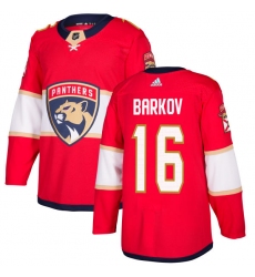 Youth Adidas Florida Panthers #16 Aleksander Barkov Premier Red Home NHL Jersey