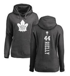 NHL Women's Adidas Toronto Maple Leafs #44 Morgan Rielly Charcoal One Color Backer Pullover Hoodie