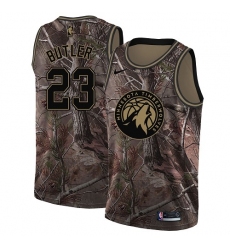 Youth Nike Minnesota Timberwolves #23 Jimmy Butler Swingman Camo Realtree Collection NBA Jersey
