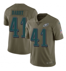 Youth Nike Philadelphia Eagles #41 Ronald Darby Limited Olive 2017 Salute to Service NFL Jersey