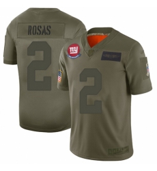 Youth New York Giants #2 Aldrick Rosas Limited Camo 2019 Salute to Service Football Jersey