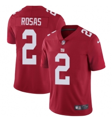 Youth Nike New York Giants #2 Aldrick Rosas Red Alternate Vapor Untouchable Limited Player NFL Jersey
