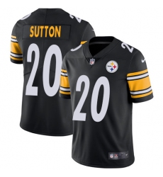 Youth Nike Pittsburgh Steelers #20 Cameron Sutton Black Team Color Vapor Untouchable Limited Player NFL Jersey
