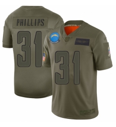 Women's Los Angeles Chargers #31 Adrian Phillips Limited Camo 2019 Salute to Service Football Jersey