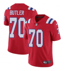Men's Nike New England Patriots #70 Adam Butler Red Alternate Vapor Untouchable Limited Player NFL Jersey