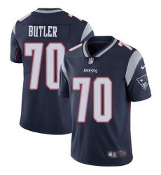 Youth Nike New England Patriots #70 Adam Butler Navy Blue Team Color Vapor Untouchable Limited Player NFL Jersey
