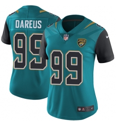 Women's Nike Jacksonville Jaguars #99 Marcell Dareus Teal Green Team Color Vapor Untouchable Limited Player NFL Jersey