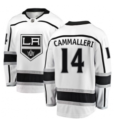 Youth Los Angeles Kings #14 Mike Cammalleri Authentic White Away Fanatics Branded Breakaway NHL Jersey