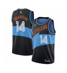 Women's Cleveland Cavaliers #14 Terrell Brandon Swingman Black Hardwood Classics Finished Basketball Jersey