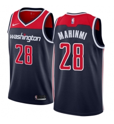 Men's Nike Washington Wizards #28 Ian Mahinmi Swingman Navy Blue NBA Jersey Statement Edition