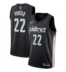Women's Nike Washington Wizards #22 Otto Porter Swingman Black NBA Jersey - City Edition