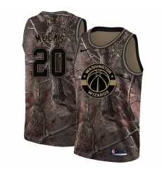 Men's Nike Washington Wizards #20 Jodie Meeks Swingman Camo Realtree Collection NBA Jersey