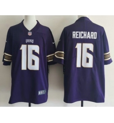 Men's Minnesota Vikings #16 Will Reichard Purple 2026 Vapor Rivalries Collection Limited Stitched Jersey