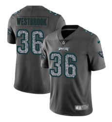 Youth Nike Philadelphia Eagles #36 Brian Westbrook Gray Static Vapor Untouchable Limited NFL Jersey