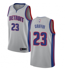 Youth Nike Detroit Pistons #23 Blake Griffin Authentic Silver NBA Jersey Statement Edition