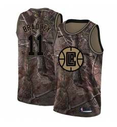 Men's Nike Los Angeles Clippers #11 Avery Bradley Swingman Camo Realtree Collection NBA Jersey