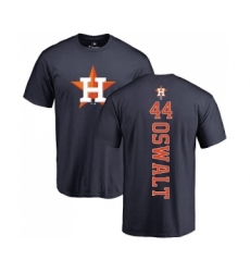 MLB Nike Houston Astros #44 Roy Oswalt Navy Blue Backer T-Shirt