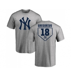 MLB Nike New York Yankees #18 Didi Gregorius Gray RBI T-Shirt