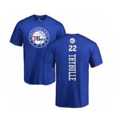 Basketball Philadelphia 76ers #22 Mattise Thybulle Royal Blue Backer T-Shirt