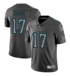 Men's Nike Jacksonville Jaguars #17 DJ Chark Gray Static Vapor Untouchable Limited NFL Jersey