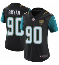 Women's Nike Jacksonville Jaguars #90 Taven Bryan Black Alternate Vapor Untouchable Limited Player NFL Jersey