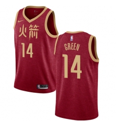 Youth Nike Houston Rockets #14 Gerald Green Swingman Red NBA Jersey - 2018 19 City Edition