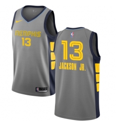Women's Nike Memphis Grizzlies #13 Jaren Jackson Jr. Swingman Gray NBA Jersey - City Edition