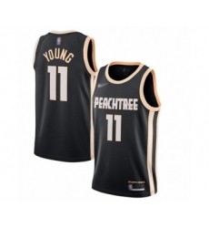 Women's Atlanta Hawks #11 Trae Young Swingman Black Basketball Jersey - 2019 20 City Edition