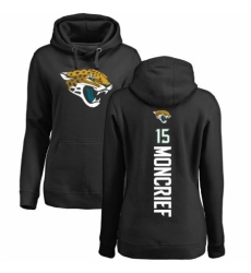 NFL Women's Nike Jacksonville Jaguars #15 Donte Moncrief Black Backer Pullover Hoodie
