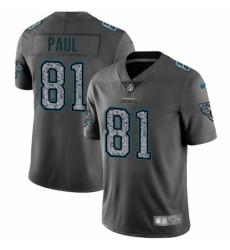 Youth Nike Jacksonville Jaguars #81 Niles Paul Gray Static Vapor Untouchable Limited NFL Jersey