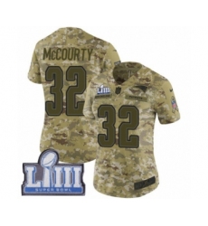 Women's Nike New England Patriots #33 Jeremy Hill Limited Olive 2017 Salute to Service Super Bowl LIII Bound NFL Jersey