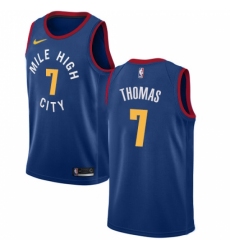 Youth Nike Denver Nuggets #7 Isaiah Thomas Swingman Light Blue NBA Jersey Statement Edition