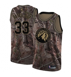 Youth Nike Minnesota Timberwolves #33 Keita Bates-Diop Swingman Camo Realtree Collection NBA Jersey